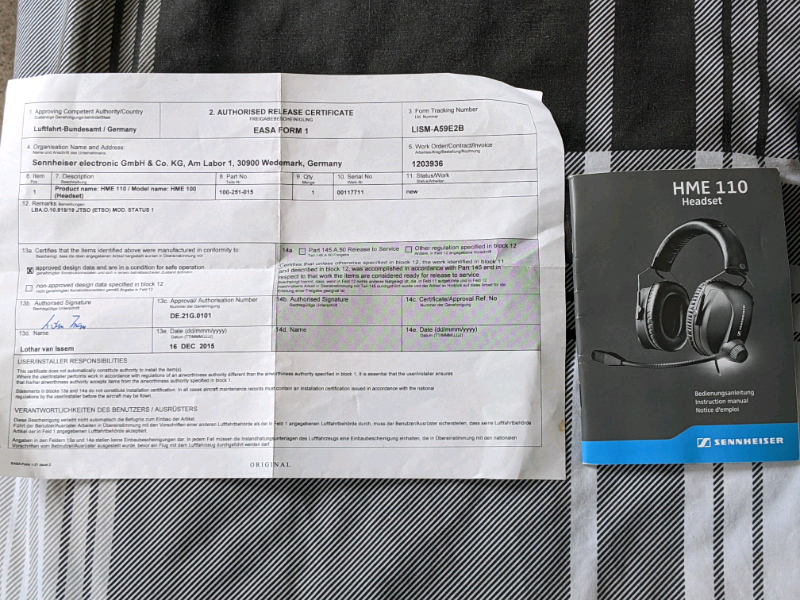 General Aviation Pilot Headset 